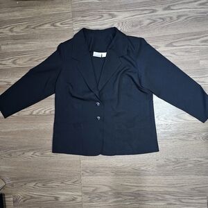 Excellent Condition Women Blazer Black 18W
